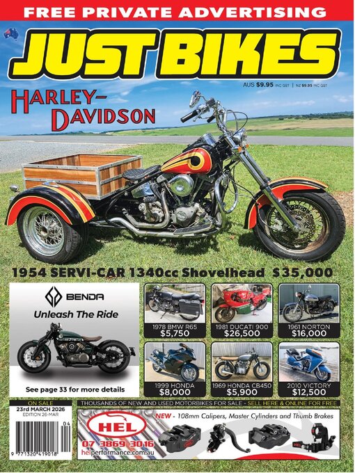Title details for Just Bikes by JUST AUTO Classifieds Pty Ltd - Available